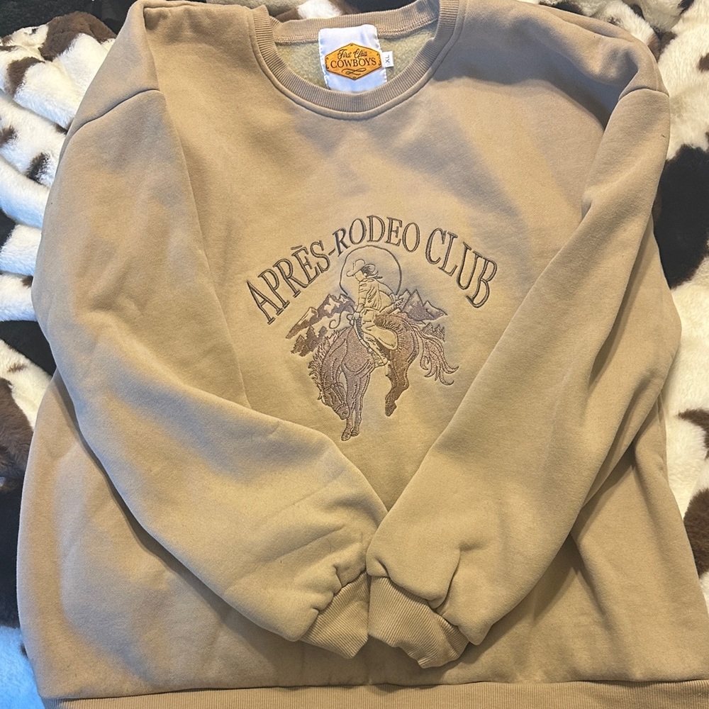 Après Rodeo Club Tan Sweater